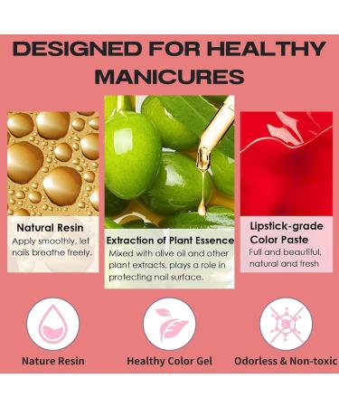 TBeautfave Coral Nail Polish Quick Dry Nail Polish Long Lasting Nail Varnish Pastel Nail Polish Non-Toxic Water Based Formula Breathable Nail Polish for Home DIY Nail Art BeanPaste - Buy Online on GoSupps.com