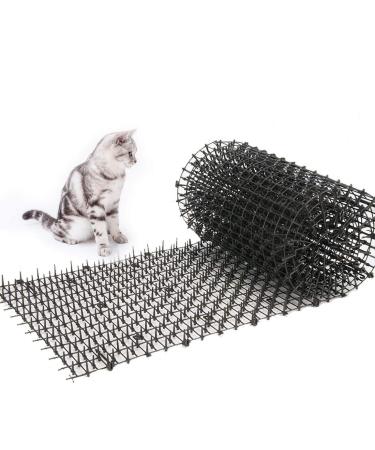 Toopify Garden Cat Scat Spike Mat Prickle Strip Home Spike Deterrent Mat for Dogs and Cats 2 Pack