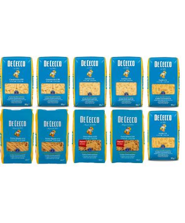 Italian Gourmet E.R. De Cecco Classic Pasta (10 x 500g) Italian Pasta Durum Wheat Semolina + Pulp Italian Gourmet Pulp 400g