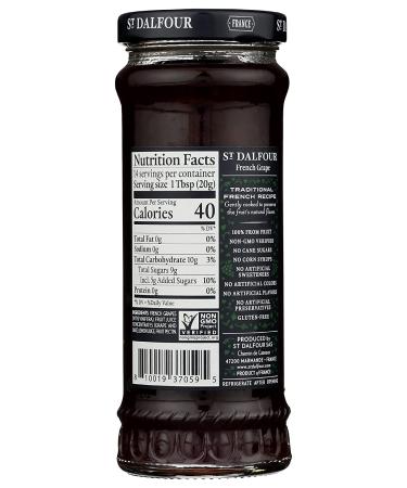 St. Dalfour French Grape Fruit Spread 10 oz - Gourmet All-Natural Jam - Buy Online on GoSupps.com