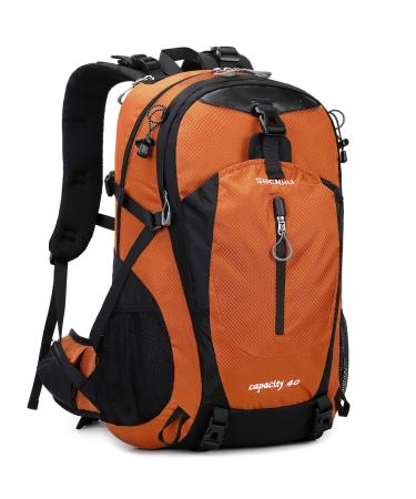 SHENHU Hiking Backpack 40L Waterproof Daypack Outdoor Sport Trekking Camping Backpack for Men Women A1-orange