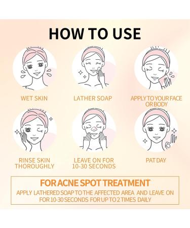 Kojic Acid Turmeric Soap 200g/7OZ - Skin Brightening, Dark Spot Treatment, Acne Face Wash - Buy Online on GoSupps.com