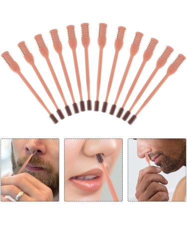 12 Pieces Manual Nose Hair Trimmer with Cleaning Brush Double Sided Ear Hair Remover for Adults Effectively Remove Unwanted - Buy Online on GoSupps.com