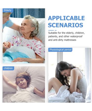 Washable Waterproof Non-Slip Bed Pads for Incontinence - Adult & Dog - Assorted Colors - Buy Online on GoSupps.com
