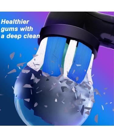 Buy Toothbrush Heads Compatible with Oral-B iO - 10 Pack Replacement Heads for IO Series 10/6/7/9/5/4 - Black Brush Heads - Buy Online on GoSupps.com