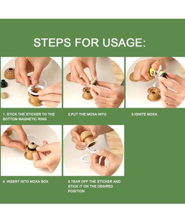 Buy Moxibustion Box: Chinese Moxa Sticks & Mini Heating Therapy Set for Fatigue Relief - Buy Online on GoSupps.com