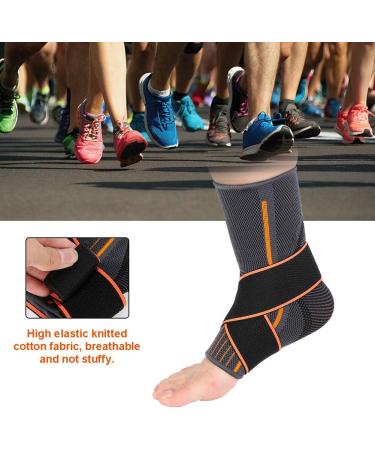 Adjustable Compression Ankle Support for Men & Women | Achilles Tendon & Plantar Fasciitis Relief Brace - Eases Pain & Stabilizes Ligaments - Buy Online on GoSupps.com