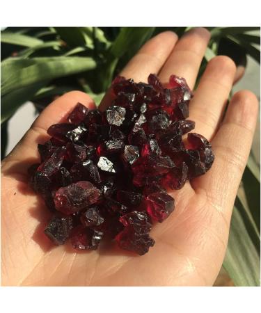 Natural Crystal Rough 100g Nice Rau Natural Wine Red Garnet Crystals Raw Gemstones for DIY Production of Jewelry Natural Stones and Minerals - Buy Online on GoSupps.com