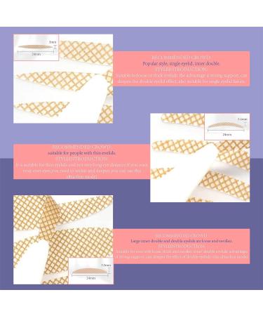 Invisible Double Eyelid Lifter Strips - 480pcs | Traceless Eyelid Tape for Instant Eye Lift | Surgery-Free Solution for Hooded Droopy Lids | Ideal for Monolids & Uneven Lids - Buy Online on GoSupps.com