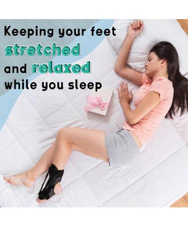 Plantar Fasciitis Night Splint & Brace - Dorsiflexion Strap for Heel Pain Relief | Tendonitis Support for Men & Women - Buy Online on GoSupps.com