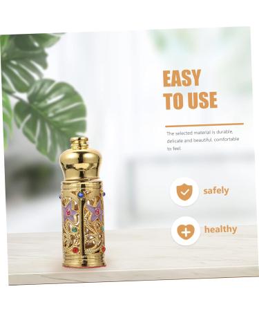 Mikinona Essential Oil Empty Bottle Perfume Arabe Arabic Perfume Middle Eastern Decor Empty Essential Oil Bottle Sub Perfume Bottle Perfume Sample Bottle Exquisite Bottle Decor Alloy - Buy Online on GoSupps.com