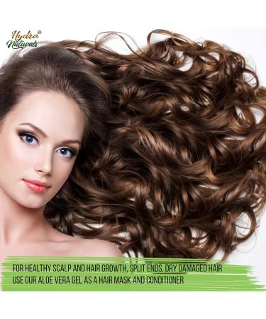 Hydra Naturals Aloe Vera Gel - 1000ml | For Hair, Skin, Face, Dry Skin | Made From Freshly Cut Aloe Vera | Multipurpose All-Over Head to Toe Care - Buy Online on GoSupps.com