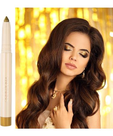 Pencil Eye Shadow Skin-Friendly Texture Highlighter Pencil Shimmer Cream Eyeshadow Pencil Crayon Eye Brightener Stick Highlighter 12# - Buy Online on GoSupps.com