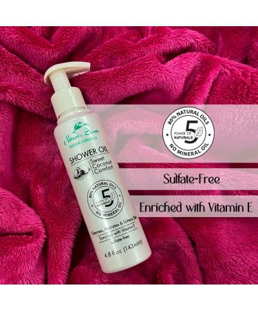 Nature s Secrets Cleansing & Softening Coconut Shower Oil: Oil-to-Milky Lather. Sulfate-Free. 80% Natural Oils. Mineral Oil-Free. Ideal For Dry & Extra Dry Skin. For Softer, Smoother & Nourished Skin. - Buy Online on GoSupps.com