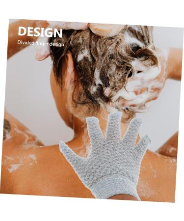 EXCEART 2 Pairs Exfoliating Scrub Gloves Set - Bathing & Shower Mitts for Women | Spa Quality Skin Care - Buy Online on GoSupps.com