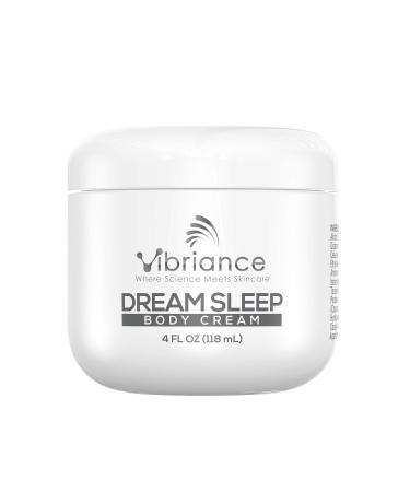 Vibriance Moisturizing Dream Sleep Body Cream  Fluffy Full Body Dry Skin Moisturizer for Relaxation and Rejuvenation  Soothes Skin | 4 fl oz (118 ml)