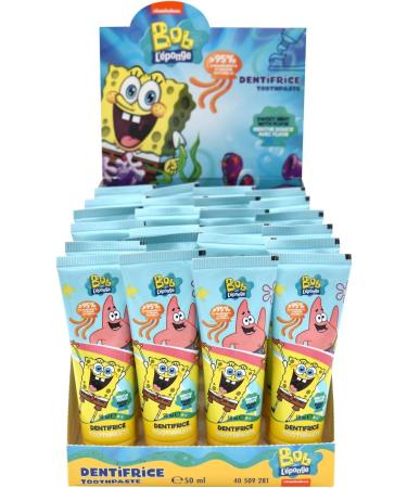 SpongeBob Children's Toothpaste Set 2x50ml - Strawberry Flavor - whitening & Fun Oral Care - Buy Online on GoSupps.com