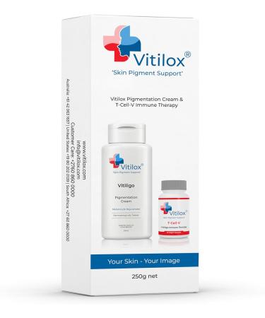 Vitiligo Vitilox Rejuvenation Cream and T-Cell-V Capsules - Buy Online on GoSupps.com