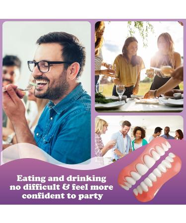 2 PCS Temporary Dental Veneers for Women and Men - Protect Teeth, Regain Confidence, Bright White Smile - Buy Online on GoSupps.com