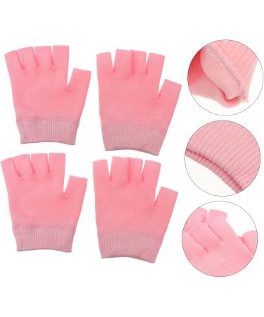 Healeved 4 Pairs Gel Gloves Fingerless Women Moisturizing Gloves Hand Moisturizer Gloves Hand Moisturising Gloves Cotton Moisturising Gloves for Knitting Miss Skin Care Pink Cosmetic - Buy Online on GoSupps.com