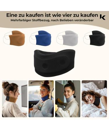 Shop K Ludwig Katrin Soft Halskrause for Men - Adjustable Neck Support & Washable Ruff - Relief for XL Neck Sizes (39cm-44cm) - Buy Online on GoSupps.com