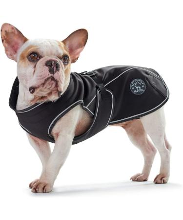 HUNTER Uppsala Softshell Dog Coat - Functional & Waterproof Size 40 Black | International Shipping Available - Buy Online on GoSupps.com