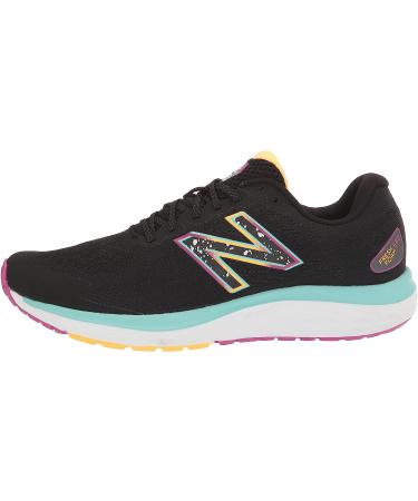 New Balance Women's Fresh Foam 680 V7 Running Shoe 8.5 - Black/Surf/Lemonade - Buy Online on GoSupps.com
