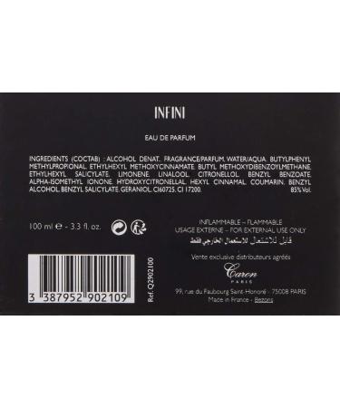 CARON PARIS Infini Eau de Perfum 3.3 Fl oz - Buy Online on GoSupps.com