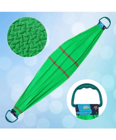 PAGOW 2PCS Exfoliating Back Scrub Towel Brush Set - Body Scrubber for Men and Women - 500D - Pink & Green - Buy Online on GoSupps.com