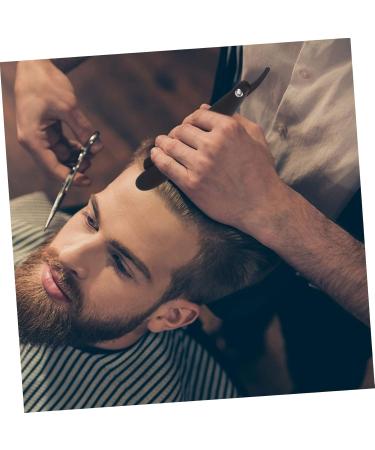 Frcolor Engraved Manual Razor Holder - Foldable Shaver & Eyebrow Razor Stand - Black 14.5x2.5cm | Premium Man Tool Handle - Buy Online on GoSupps.com