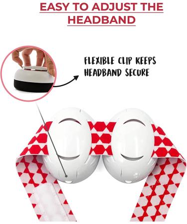FROLIKA Baby Ear Defenders - Red & White Infant Ear Protection Earmuffs for Noise Reduction - Buy Online on GoSupps.com