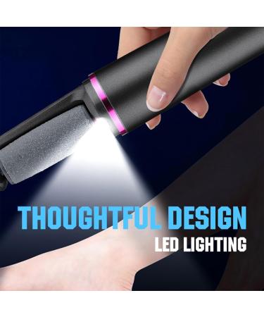 2024 Electric Callus Remover Foot File Pedicure Tool for Feet Removes Hard & Dead Skin Feet Scrubber with Extra Coarse Roller Head. (White) - Buy Online on GoSupps.com