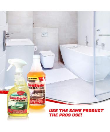 ForceField ScumBlaster: Industrial Strength Soap Scum Remover, Tile and Grout Cleaner for Hard Water Stains and Rust - Buy Online on GoSupps.com