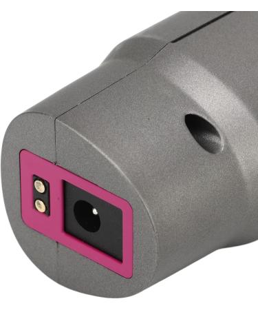 Cordless Hair Dryer Gray Rechargeable Low Noise Hair Dryer Hot and Cold Air Buttons Simplified Connector for RV Outdoor Areas US Plug - Buy Online on GoSupps.com