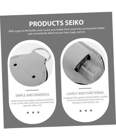 DRESSOOS 3 Sets Bottle Cover Heat Transfer Printing Keychain Bottle Container Keychain Cover for Bottle and Bottle Cover Heat Transfer Bottle Covers Protector Rubber White Outdoor Travel - Buy Online on GoSupps.com