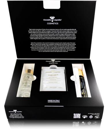 Radiant Awakening Gift Set (B15) - Face Oil with Pure Silver and Concentrated Oils 30 ml + Eye Contour Roll-on with Caffeine Colloidal Gold 15 ml - Free Sample Pack - Buy Online on GoSupps.com