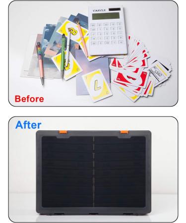 iBune Large 4 x 6 Photo Storage Box 18 Inner Photo Cases Store up to 1800 Photos Photo Organizer Cards Craft Keeper with Handle for Photo Puzzles Cards Seed Packets Black - Buy Online on GoSupps.com