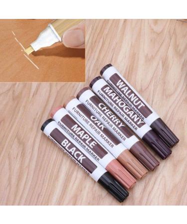 Wood Furniture Repair Marker Pen  Wood Furniture Scratch Repair Touch Up Pen  Paint Fix Filler for Stains  Scratches  Wood Floors  Tables  Desks(Walnut) - Buy Online on GoSupps.com