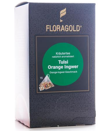 FLORAGOLD FLORAGOLD Sachet pyramidal Tulsi Orange gingembre naturel 38 g