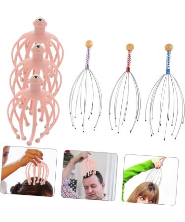 Frcolor Head Massager Set for Hair Growth | Scalp & Handheld Multifunctional Massage Tool - Buy Online on GoSupps.com