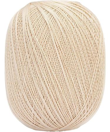 Aunt Lydia Crochet Cotton Jumbo Yarn Thread - Natural - 1 Pack - Buy Online on GoSupps.com
