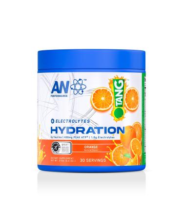 AN Performance Electrolyte Drink Mix | Zero Sugar Hydration Powder | Magnesium + Calcium + Potassium | Tang Orange | 30 Servings