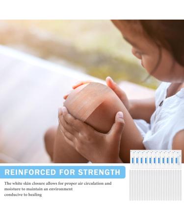 Timgle 60 Skin Closure Strips - 1/4 x 4 Inch Adhesive Strips for Cuts & Sutures - 12 Packs of 5 | International Shipping Available - Buy Online on GoSupps.com