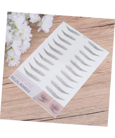 Lurrose 3D Eyebrow Stickers Set for Women - Makeup Tool for Eyebrow Tattoo, Transfer, and Stencils - Buy Online on GoSupps.com