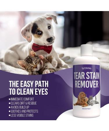 Petsly Cat and Dog Eye Lotion - 250ml - Soothes Irritations and Deeply Moisturizes - Cleanses and Removes Impurities - Dog Eye Cleanser - Cat Eye Care - Animal Eye Care - Buy Online on GoSupps.com