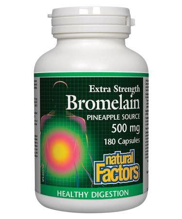 Natural Factors Bromelain 500 mg 180 Capsules