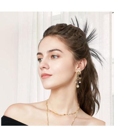 Claw Clip Messy Bun Hair Piece | Chicken Coop Meatball Hair Scratch Small Hair Claw Non Slip Hair Clips Fake Hair Clip Double Row Teeth Hair Clips Black - Buy Online on GoSupps.com