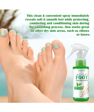 Green Tea Foot Peel Spray - Exfoliating & Nourishing Dead Skin Remover - Buy Online on GoSupps.com