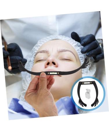 FOMIYES 4pcs White Outfit White Eyebrow Microblading Kit Level Ruler Aluminum Alloy Eyebrow Line - Buy Online on GoSupps.com