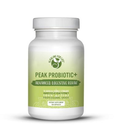 Peak Probiotic+ 7.5 Billion Peak Harvested Probiotics 10 Active Strains for Gut Health Acidophilus Probiotic for Digestive Health probiotics for Women probiotics for Men